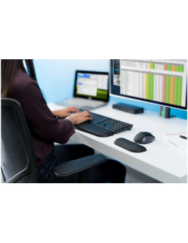 REPOSAMUÑECAS PARA TECLADO NEGRO ERGOSOFT...