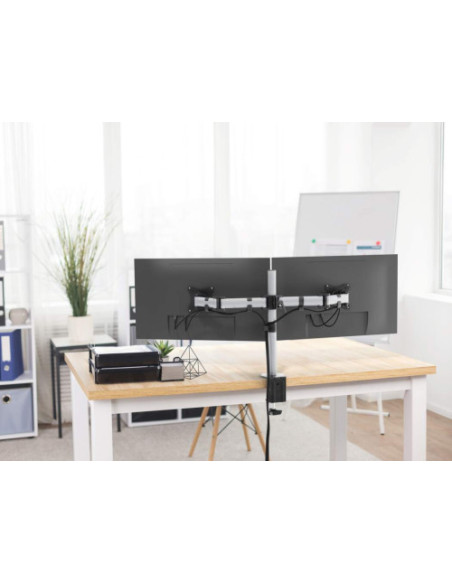 SOPORTE Y BRAZOS ARTICULADOS SELECT PARA 2 PANTALLAS DURABLE 509523