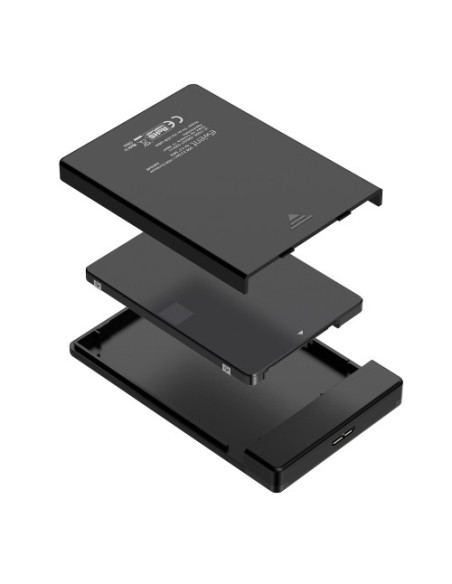 EWENT CAJA HDD/SDD SATA 2.5 SIN TORNILLOS USB 3.2
