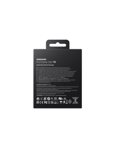 SAMSUNG SSD EXTERNO T9 4TB/NEGRO/3 AÑOS