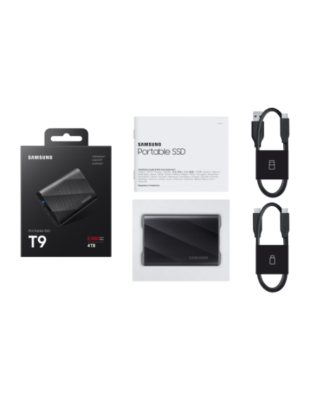 SAMSUNG SSD EXTERNO T9 4TB/NEGRO/3 AÑOS