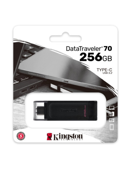 KINGSTON 256GB USB-C 3.2 GEN 1 DATATRAVELER 70