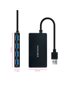 NANOCABLE HUB USB 3.0 CON 4 PUERTOS DE USB3.0 2