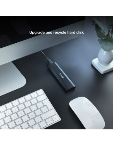 TOOQ CAJA EXTERNA PARA SSD M.2 NGFF/NVME