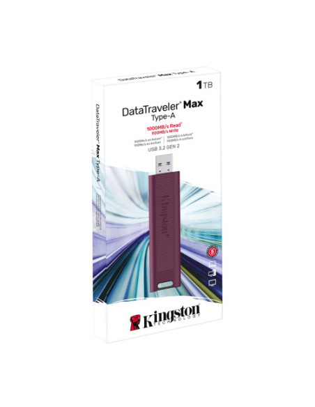 KINGSTON 1TB DATATRAVELER MAX TYPE-A 1000R/900W USB 3.2 GEN 2