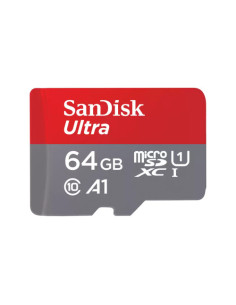 SANDISK ULTRA MICROSDXC 64GB + SD ADAPTER 140MB/S A1 CLASS 10 UHS-I