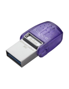 KINGSTON 64GB DATATRAVELER MICRODUO 3C 200MB/S DUAL USB-A + USB-C 2