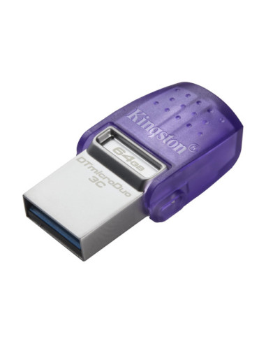 KINGSTON 64GB DATATRAVELER MICRODUO 3C 200MB/S...