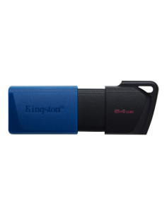 KINGSTON 64GB USB3.2 GEN 1 DATATRAVELER EXODIA M (BLACK + BLUE)