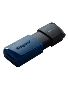 KINGSTON 64GB USB3.2 GEN 1 DATATRAVELER EXODIA M (BLACK + BLUE) 2