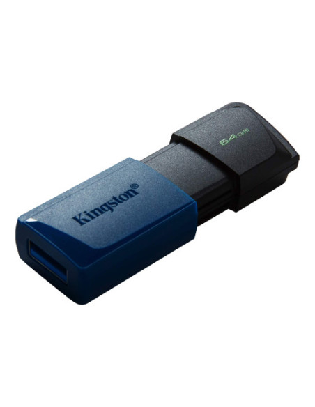 KINGSTON 64GB USB3.2 GEN 1 DATATRAVELER EXODIA M (BLACK + BLUE)