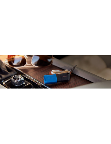 KINGSTON 64GB USB3.2 GEN 1 DATATRAVELER EXODIA M (BLACK + BLUE)