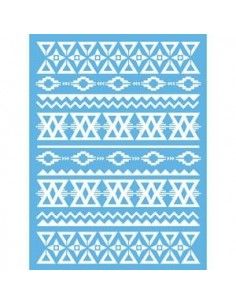 Plantilla stencil 15x20 Grecas Aztecas Decoart Americana ASMM19