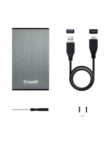 TOOQ TQE-2527G CARCASA HDD 2.5" USB 3.1...