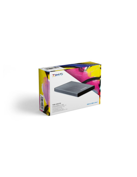 TOOQ TQE-2527G CARCASA HDD 2.5" USB 3.1 GEN1/USB 3.0 SATA