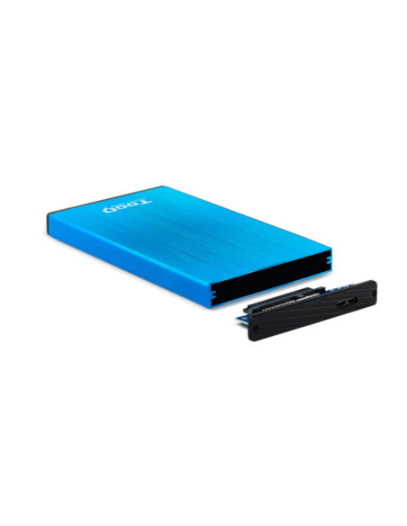 CAJA EXTERNA TOOQ TQE-2527BL 2,5" 9,5 MM SATA USB 3.0/3.1 GEN1 AZUL