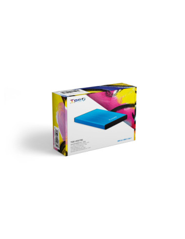 CAJA EXTERNA TOOQ TQE-2527BL 2,5" 9,5 MM SATA...