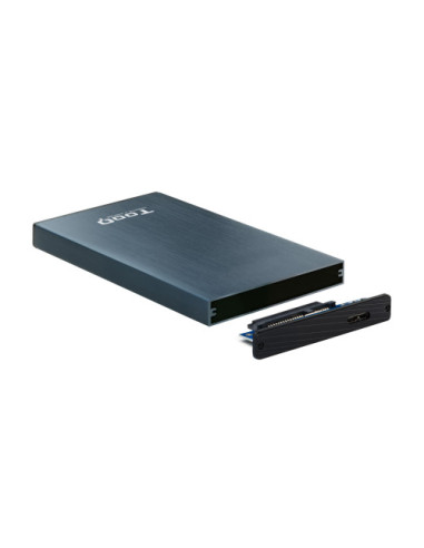 TOOQ CAJA EXTERNA PARA DISCOS DE 2,5" AZUL