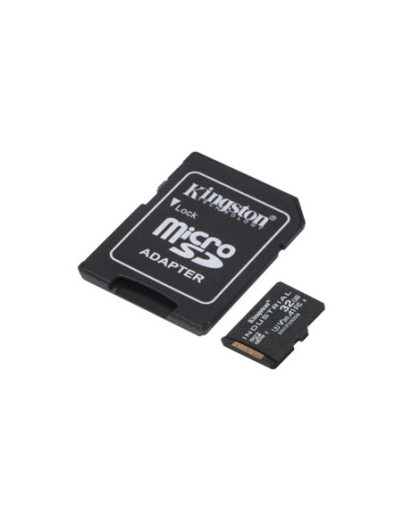 KINGSTON 32GB MICROSDHC INDUSTRIAL C10 A1 PSLC CARD + SD ADAPTER