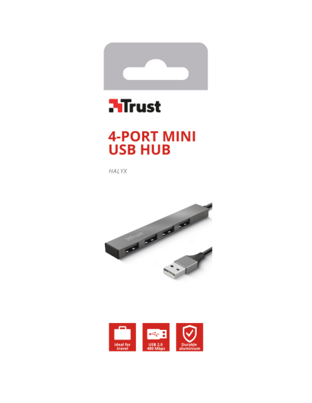 TRUST HALYX 4-PORT MINI USB HUB (23786)