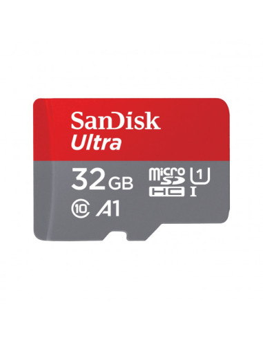 SANDISK ULTRA MICROSDHC 32GB + SD ADAPTER 120MB/S A1 CLASS 10 UHS-I