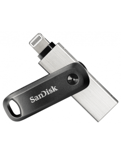 SANDISK IXPAND FLASH DRIVE GO 64GB - USB3.0 + LIGHTNING - FOR IPHONE AND IPAD