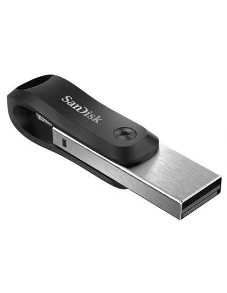 SANDISK IXPAND FLASH DRIVE GO 64GB - USB3.0 + LIGHTNING - FOR IPHONE AND IPAD