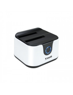 TOOQ CLONE DOCKING STATION PARA 2XSATA 2.5/3.5 USB 3.0 NEGRO/BLANCO TQDS-802BW