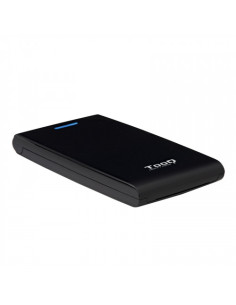 TOOQ CAJA EXTERNA HD TQE-2526B NEGRA 2.5" 9.5/12.5MM SATA USB 3.0 NEGRA