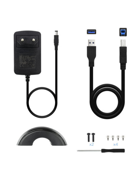 TOOQ CAJA EXTERNA HD TQE-3530B NEGRA 3.5" SATA USB 3.0 NEGRA