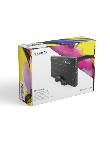 TOOQ CAJA EXTERNA HD TQE-3530B NEGRA 3.5" SATA...
