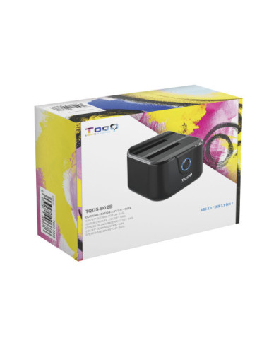 TOOQ CLONE DOCKING STATION PARA 2XSATA 2.5/3.5...