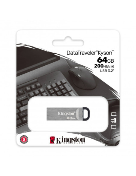 KINGSTON 64GB USB3.2 GEN 1 DATATRAVELER KYSON