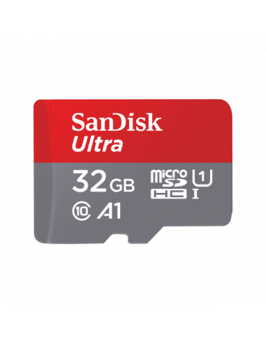 SANDISK 32GB ULTRA MICROSDHC + SD ADAPTER 100MB/S CLASS 10 UHS-I