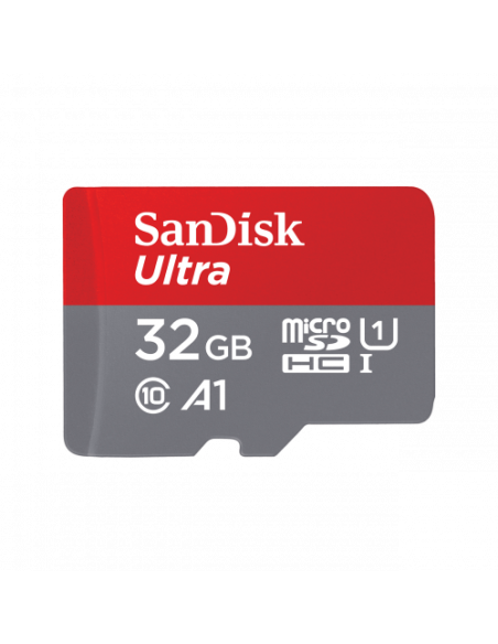 SANDISK 32GB ULTRA MICROSDHC + SD ADAPTER 100MB/S CLASS 10 UHS-I