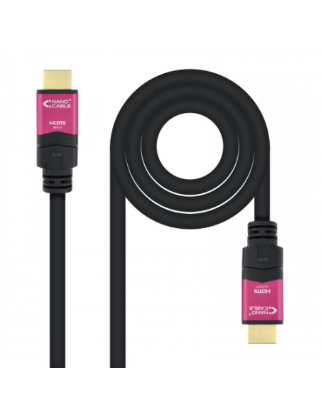 NANOCABLE CABLE HDMI V2.0 4K@60Hz 18Gbps CON REPETIDOR NANOCABLE CABLE HDMI V2.0 4K@60Hz 18Gbps CON REPETIDOR