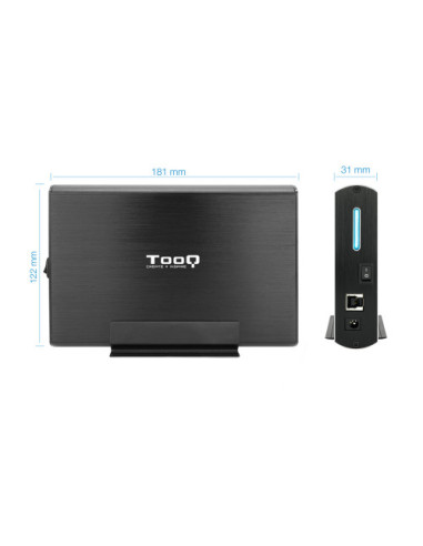 TOOQ CAJA EXTERNA PARA DISCOS DUROS 3,5 SATA...
