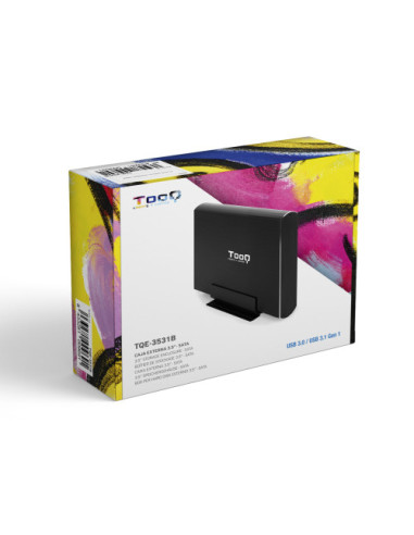 TOOQ CAJA EXTERNA PARA DISCOS DUROS 3,5 SATA...