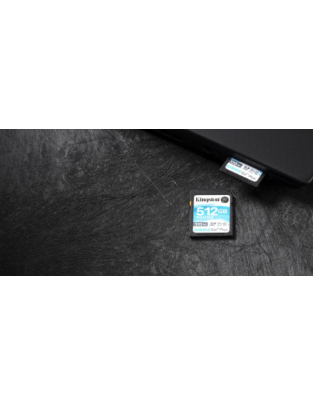 KINGSTON 512GB SDXC CANVAS GO PLUS 170R C10 UHS-I U3 V30