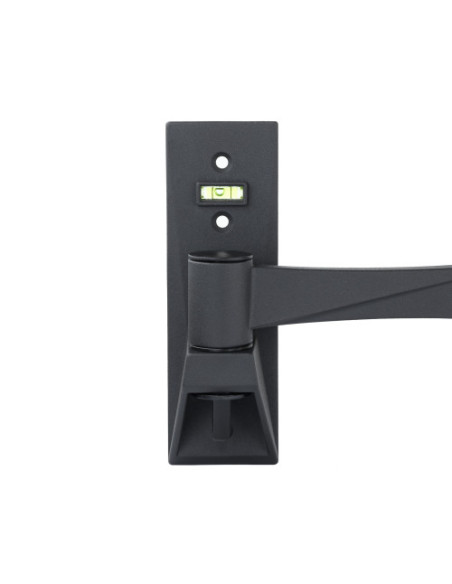 TOOQ SOPORTE PANTALLA. PARED. 100x100. GIRATORIO+INCLINABLE. 13-27". MAX.15KG. NEGRO (LP2323TN-B)