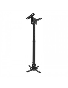 TOOQ SOPORTE PROYECTOR. TECHO. GIRATORIO+INCLINABLE. MAX.20KG. NEGRO (PJ3030TN-B)