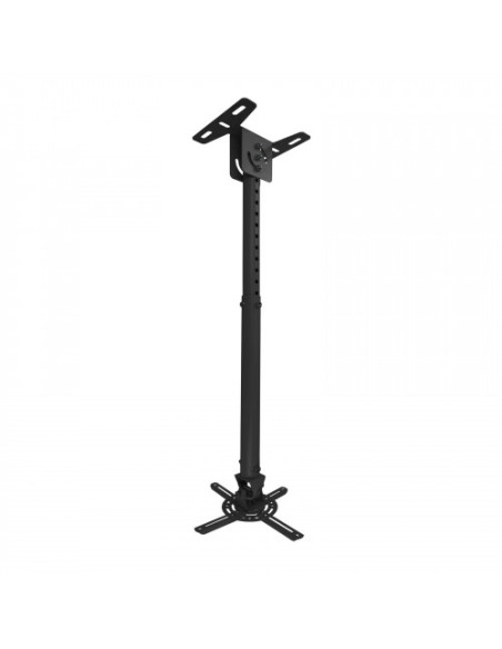 TOOQ SOPORTE PROYECTOR. TECHO. GIRATORIO+INCLINABLE. MAX.20KG. NEGRO (PJ3030TN-B)