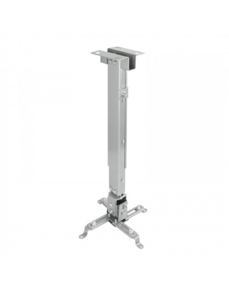 TOOQ SOPORTE PROYECTOR. TECHO. INCLINABLE. MAX.20KG. PLATA (PJ2012T-S)