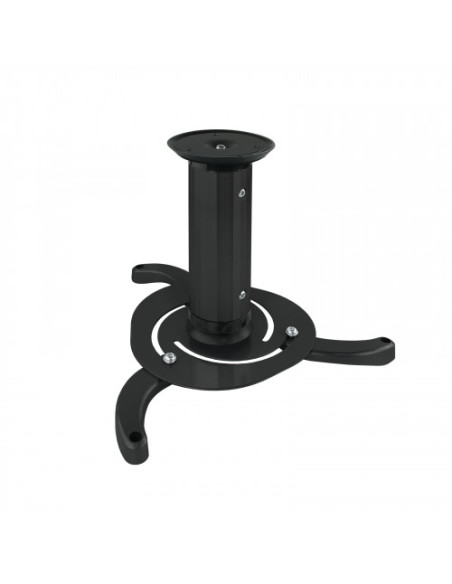TOOQ SOPORTE PROYECTOR. TECHO. GIRATORIO+INCLINABLE. MAX.10KG. NEGRO (PJ1010TN-B)