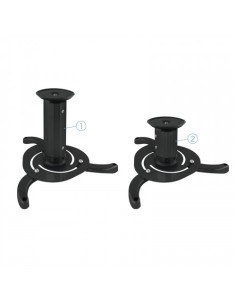 TOOQ SOPORTE PROYECTOR. TECHO. GIRATORIO+INCLINABLE. MAX.10KG. NEGRO (PJ1010TN-B) 2