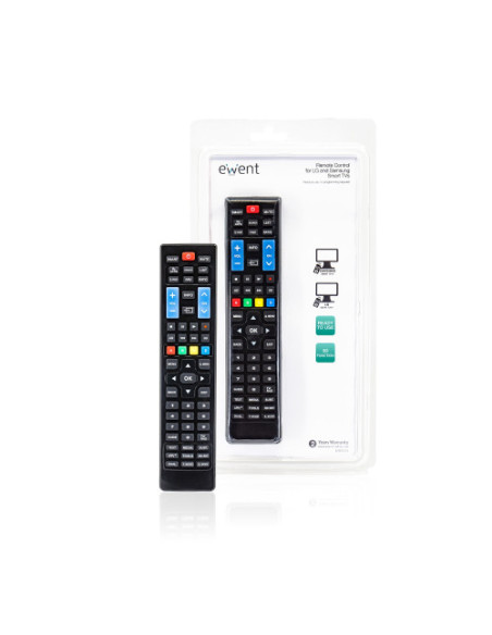EWENT MANDO UNIVERSAL PARA TV SAMSUNG Y LG (EW1575)