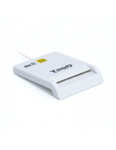 TOOQ CARD READER EXTERNO. DNI ELECTRONICO. USB 2.0. BLANCO (TQR-210W)
