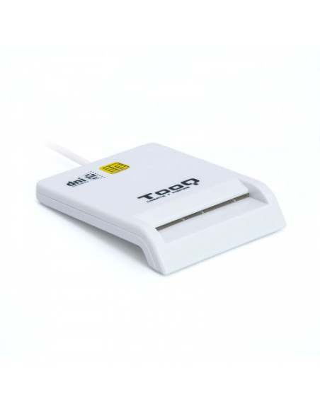 TOOQ CARD READER EXTERNO. DNI ELECTRONICO. USB 2.0. BLANCO (TQR-210W)