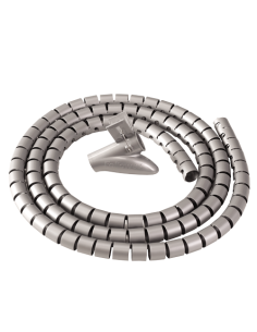 ORGANIZADOR CABLES ZIP 2M PLATA FELLOWES 9929801