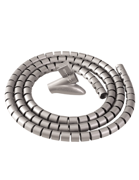 ORGANIZADOR CABLES ZIP 2M PLATA FELLOWES 9929801 ORGANIZADOR CABLES ZIP 2M PLATA FELLOWES 9929801